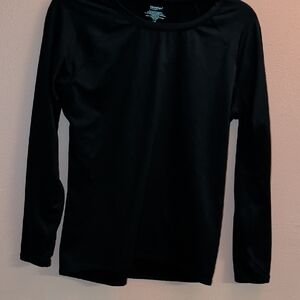Chic Black Long Sleeve Women's Blouse
